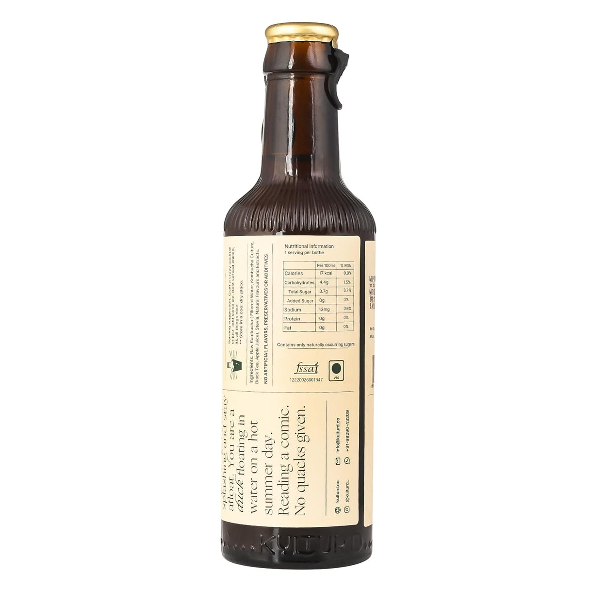 Kulturd Elderflower Muskmelon Kombucha 220ml