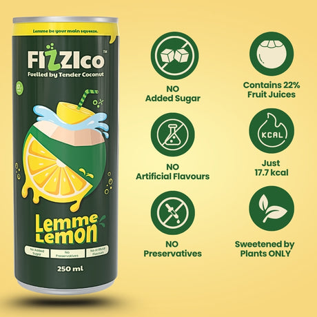 Fizzico Lemme Lemon 250ml