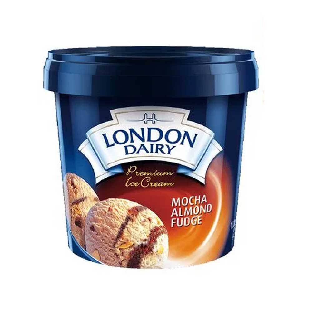 London Dairy Mocca Almond Fudge 1000ml
