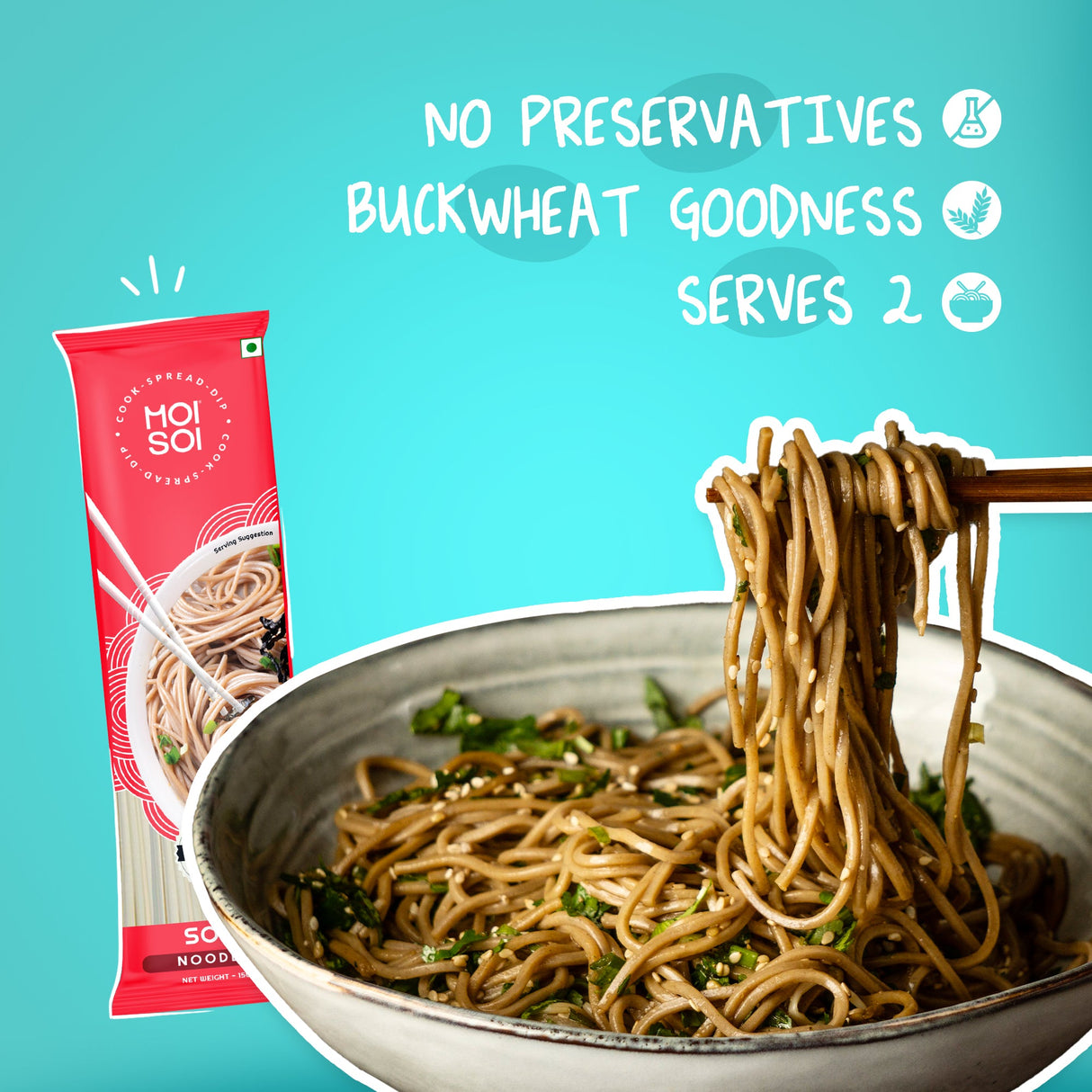 Moi Soi Soba Noodless 150g
