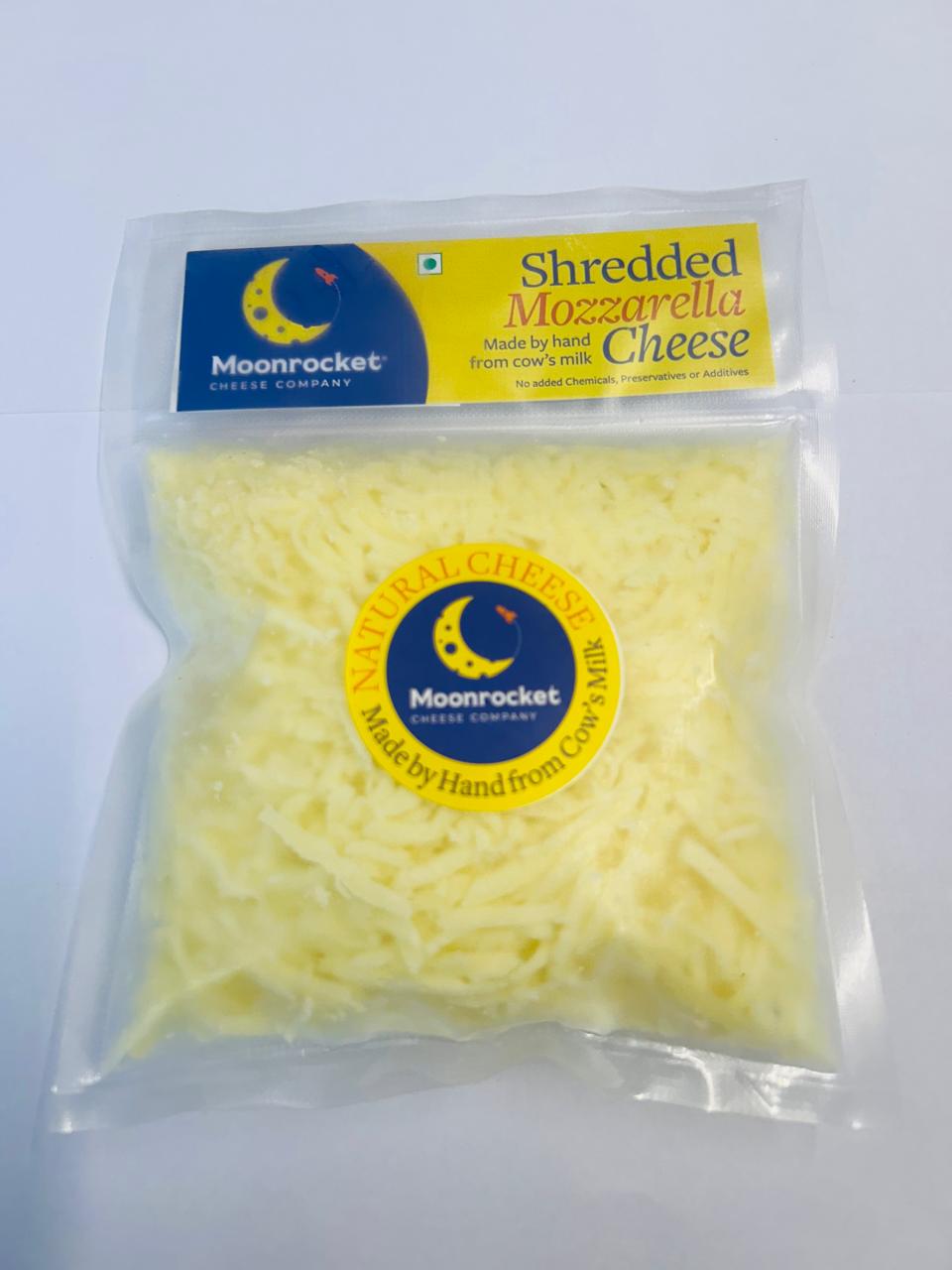Moonrocket Fresh Shredded Mozzarella Cheese 150g