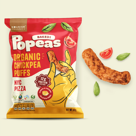 Nourish Organic NYC Pizza Chickpea Puff 60g