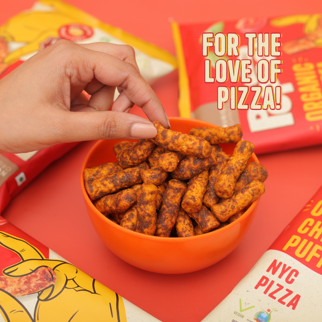 Nourish Organic NYC Pizza Chickpea Puff 60g