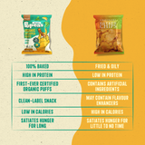 Nourish Organic Spicy Mint Chickpea Puff 60g
