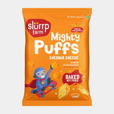 Slurrp Farm Cheddar Cheese Mighty Puffs 20g
