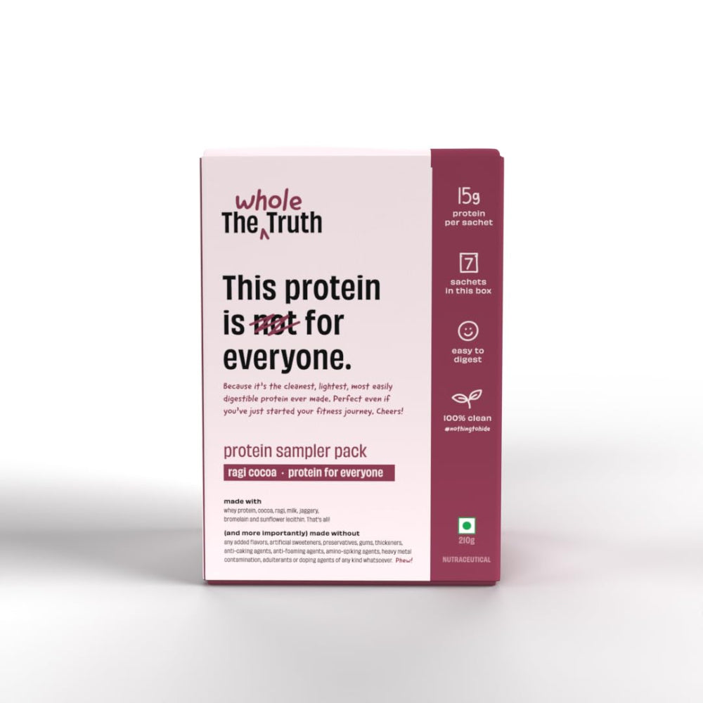 TheWholeTruthRagiCocoaProteinSamplerPack210g