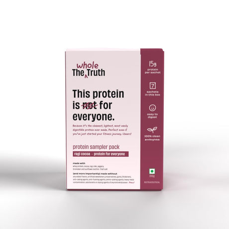 TheWholeTruthRagiCocoaProteinSamplerPack210g