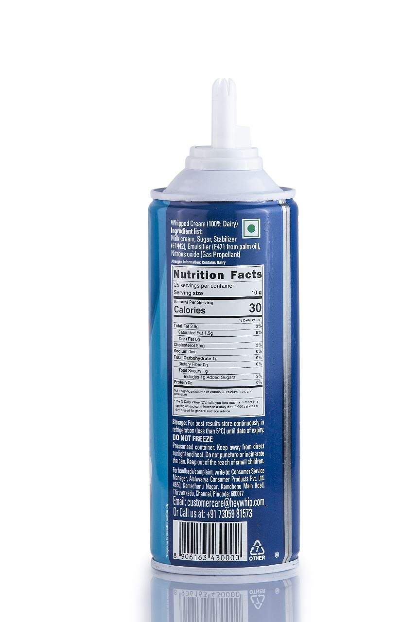 Heywhip Whipped Cream 250g