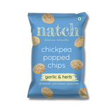 Natch Chickpea Popped Garlic and Herb Chips 55g