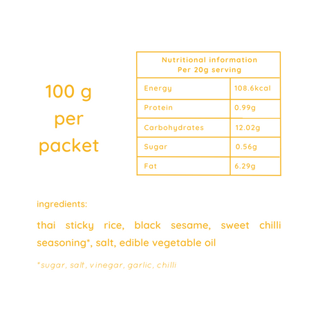 Natch Thai Rice Sweet Chilli Chips 100g