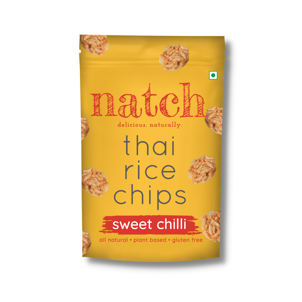 Natch Thai Rice Sweet Chilli Chips 100g