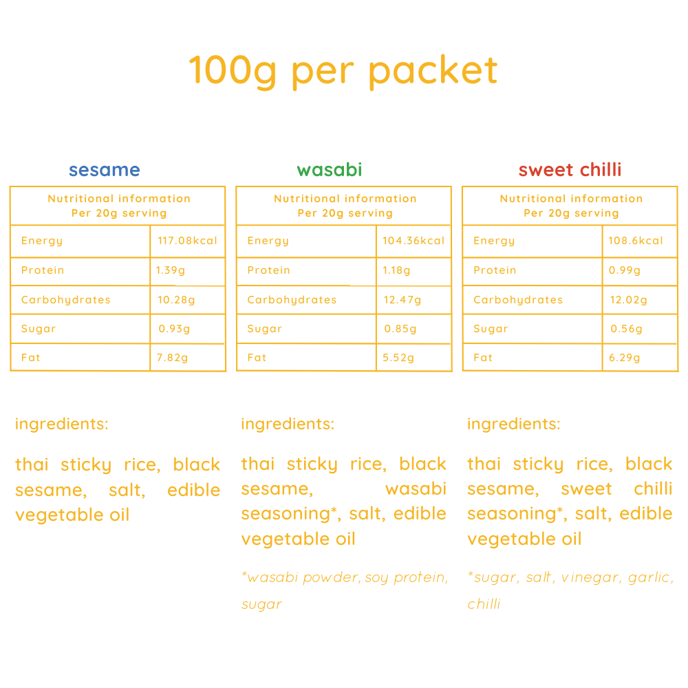 Natch Thai Rice Sweet Chilli Chips 100g