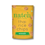 Natch Thai Rice Wasabi Chips 100g