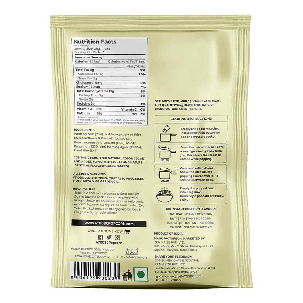 4700BC Butter Instant Popcorn 90g