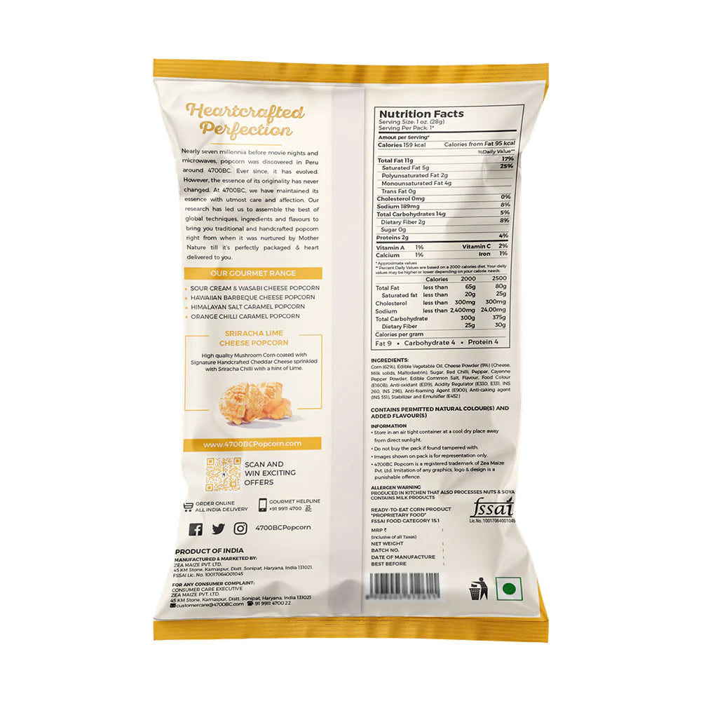 4700Bc Srircha Lime Cheese Popcorn 35G