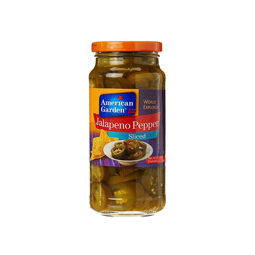 AMERICAN GARDEN JALAPENO PEPPER SLICED 454G - Chennai Grocers