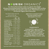 Nourish Organic Cookies Almond Buckwheat 150G