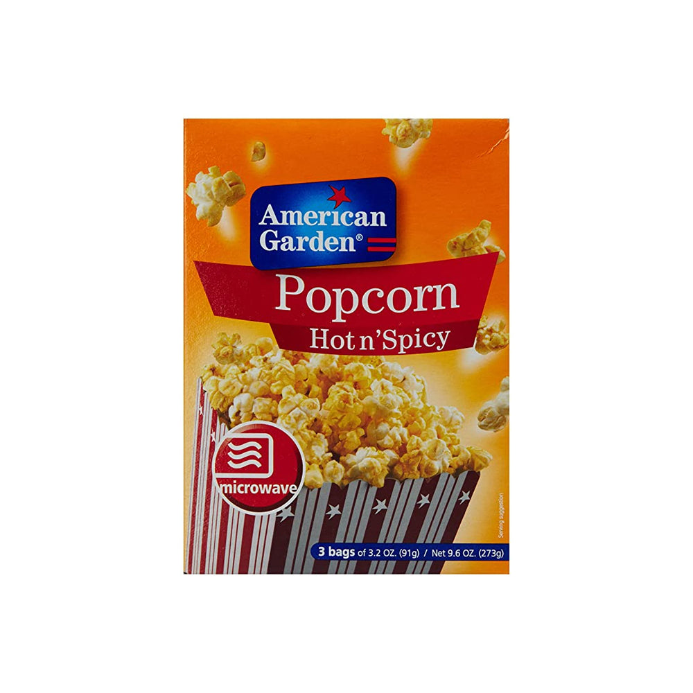 American Garden Hot And Spicy Popcorn 273G