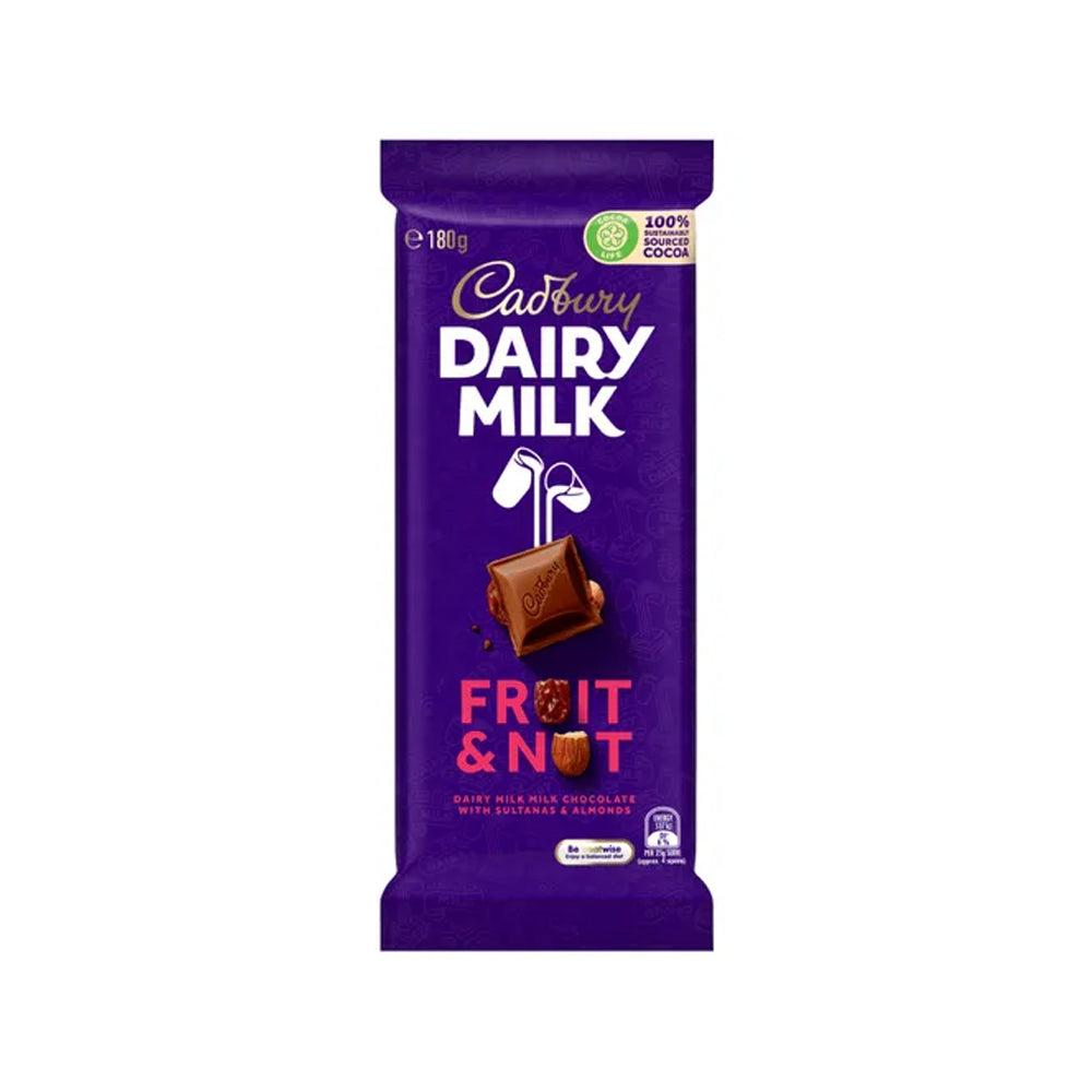 Cadbury Dairy Milk Fruit & Nut Milk Chocolate 180g