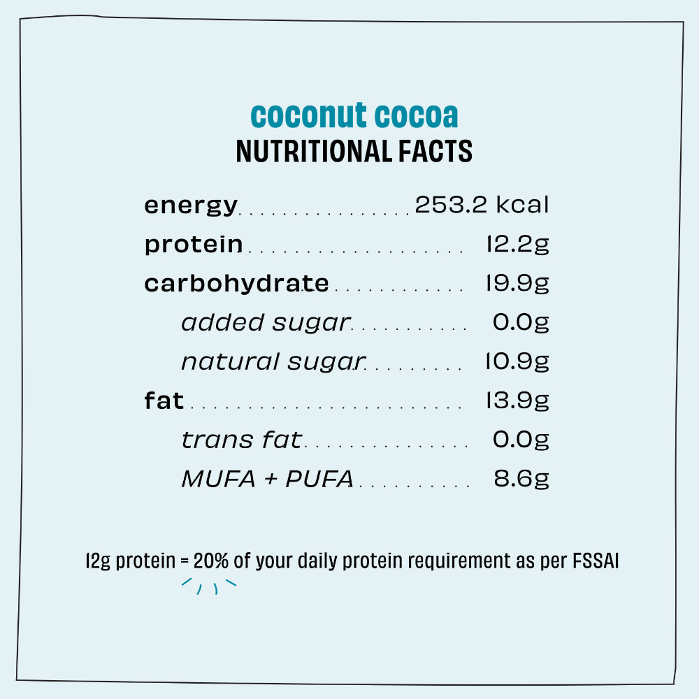 The Whole Truth Cocount Cocoa 12G Protein Bar 52G