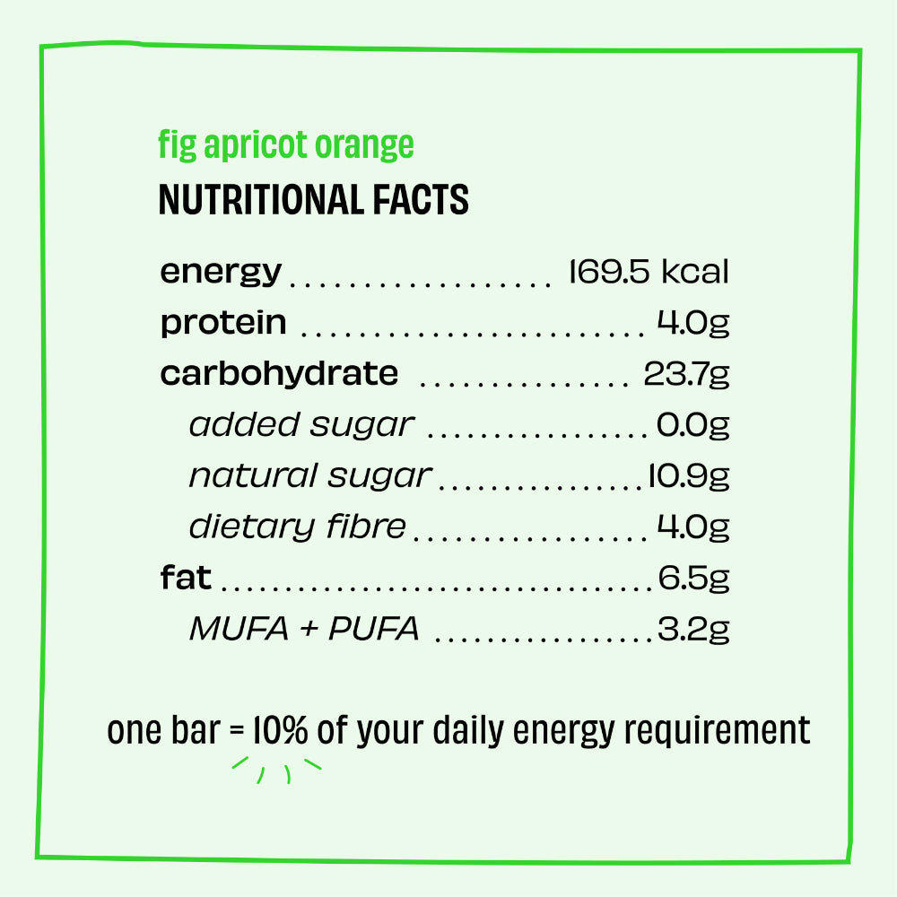 The Whole Truth Fig Apricot Orange Energy Bar 40G