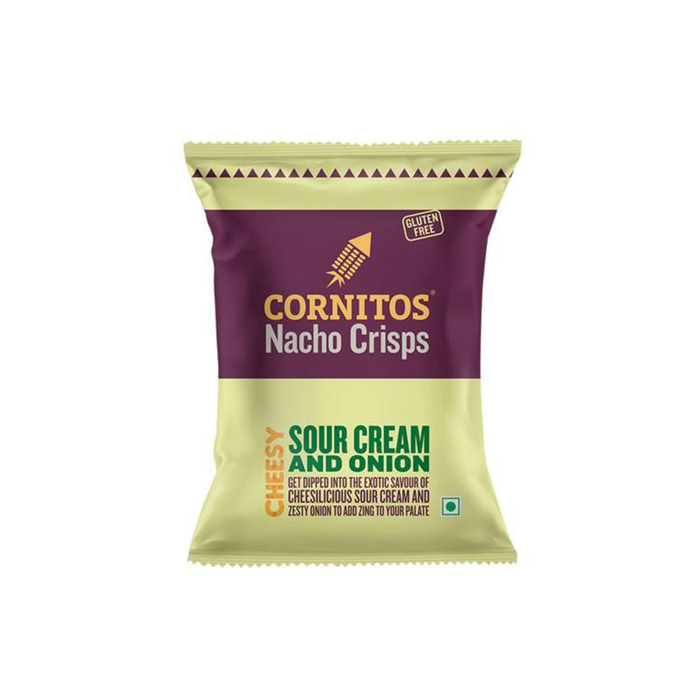 Cornitos Nachos Chips Sour Cream And Onion 60G