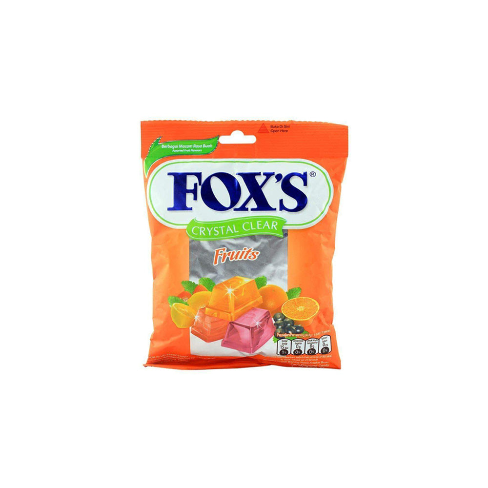 Fox`s Crystal Clear Fruits Candy 90G - Chennai Grocers