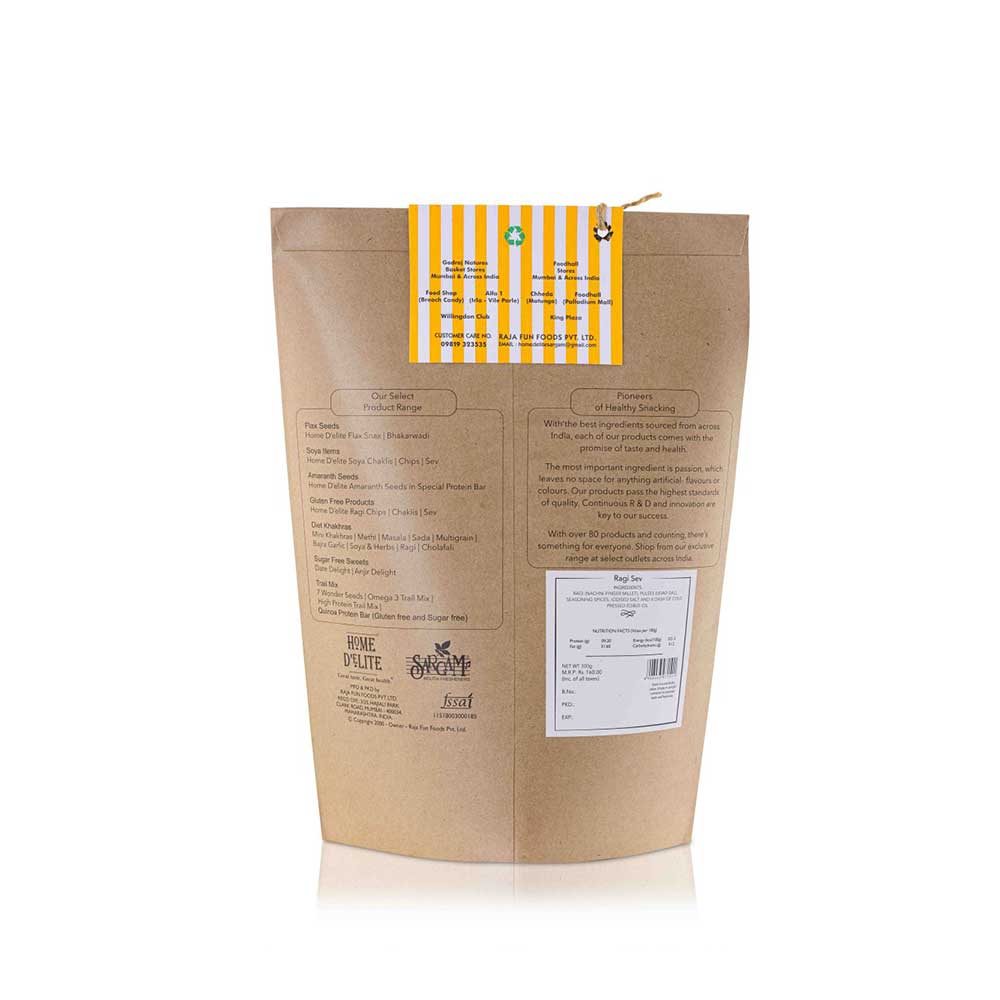 Home Delite Gluten Free Ragi Sev 175g