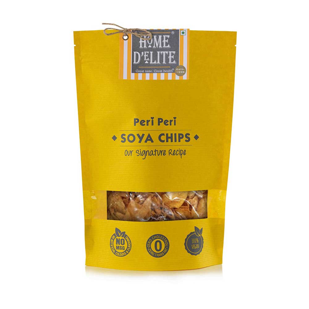 Home Delite Peri Peri Soya Chips 220g