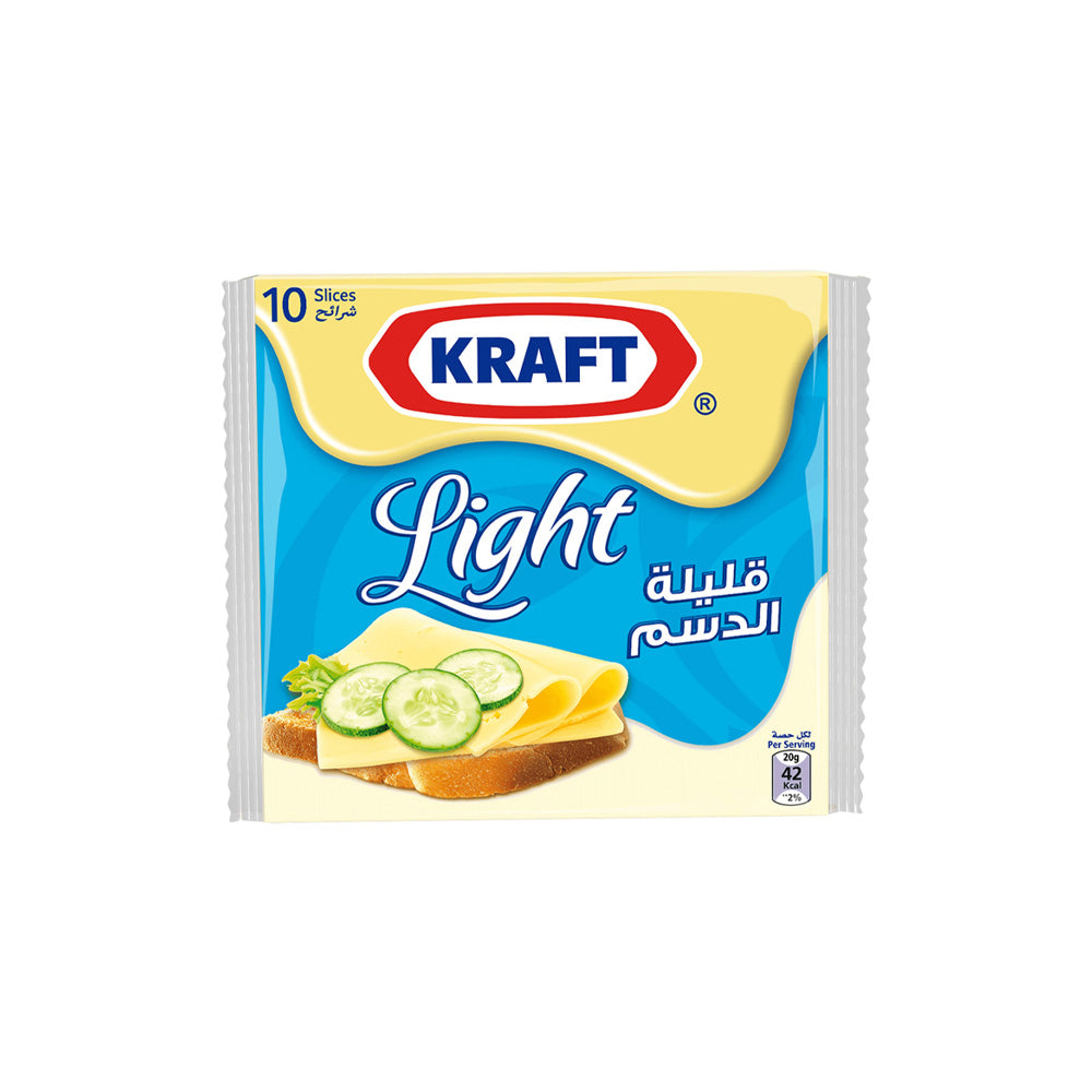 Kraft Light Cheese Slices 200g