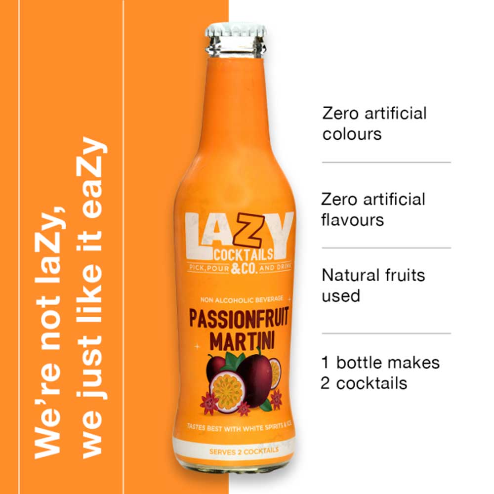 Lazy Cocktails Passion Fruit Martini 250ml
