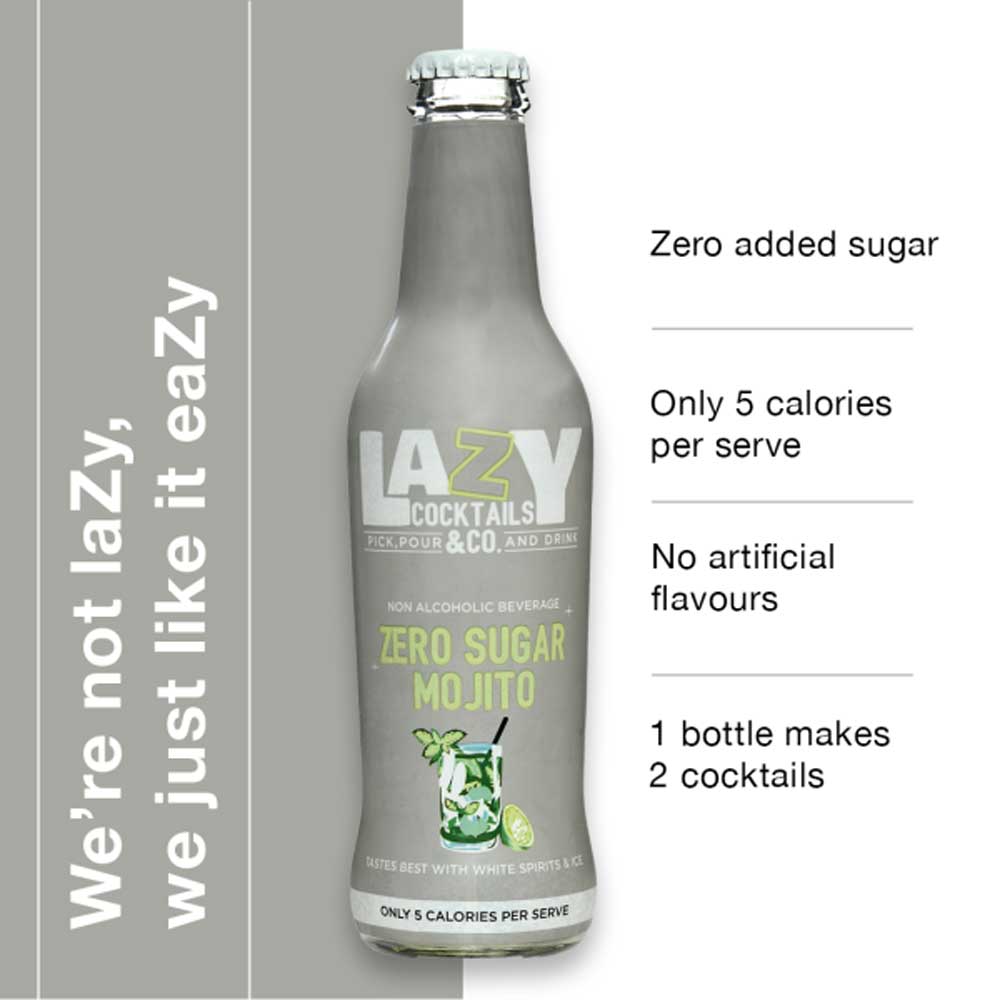 Lazy Cocktails Zero Sugar Mojito 250ml