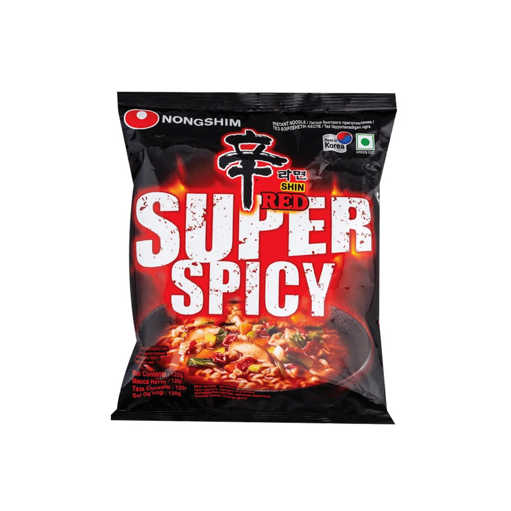 Nongshim Red Super Spicy Noodles 120g - Chennai Grocers
