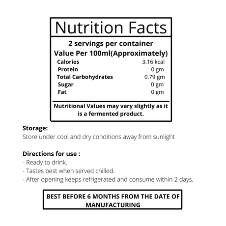 Toyo Kombucha Zero Sugar Cranberry Sparkling Tea 330ml