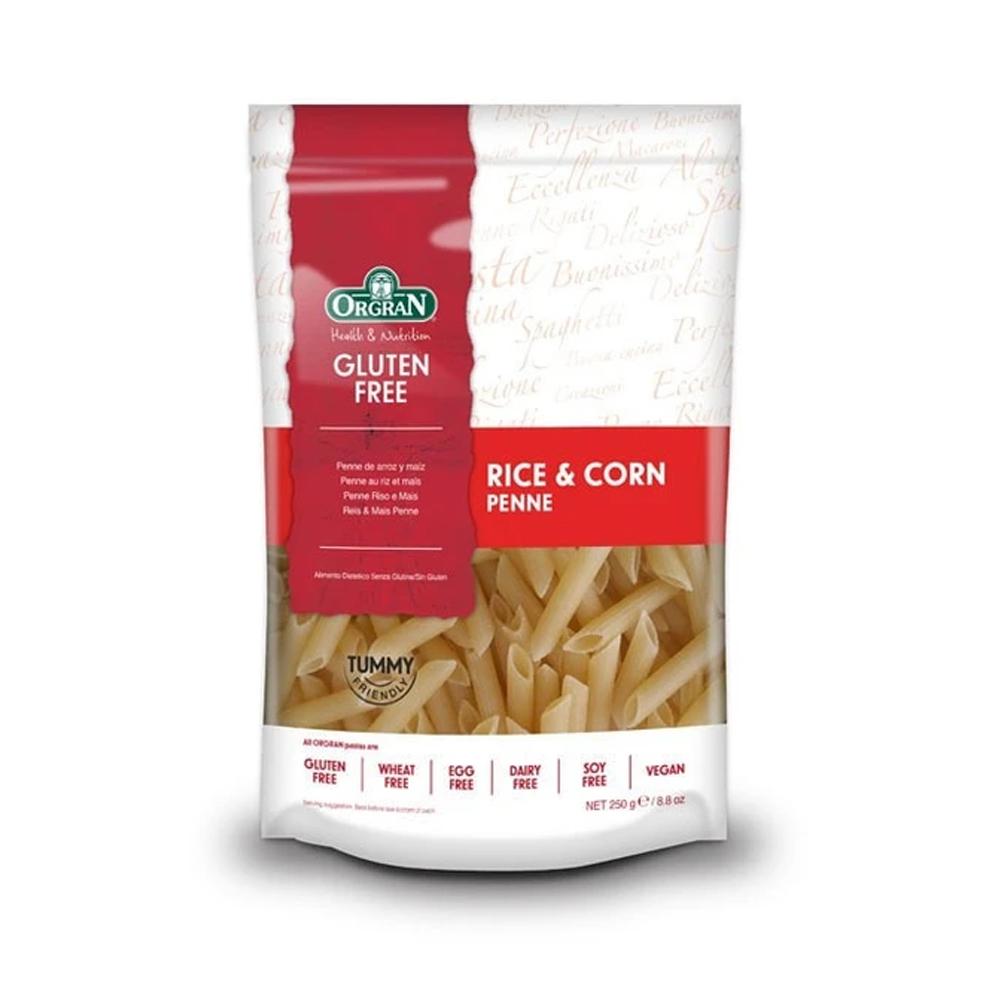ORGRAN RICE & CORN PENNE 250G - Chennai Grocers