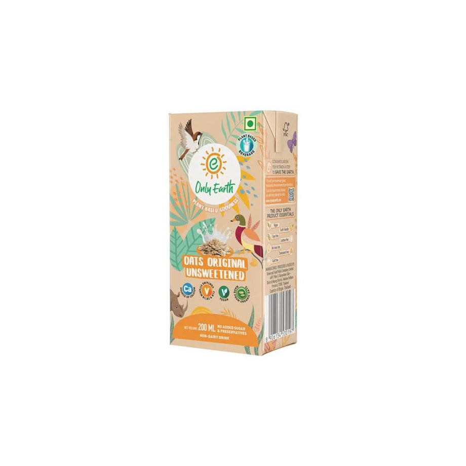 Buy Only Earth Plant Based Vegan Oats Milk Unsweetened