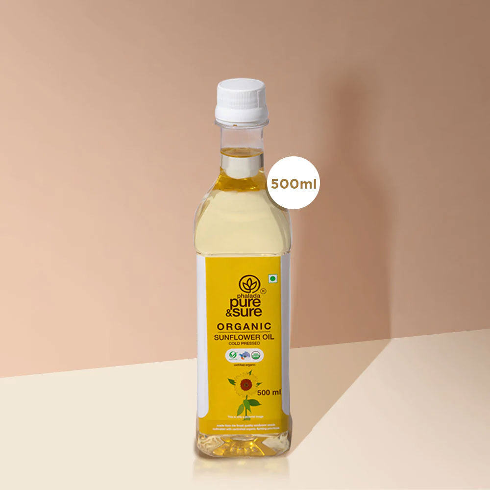 Phalada Pure And Sure Organic Sunflower Oil 1L