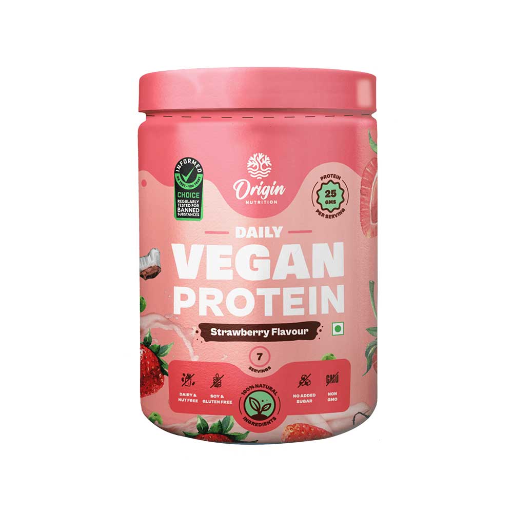 Origin Nutrition Vegan Protein Strawberry Flavour 286G