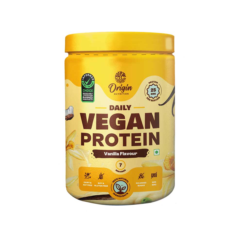 Origin Nutrition Vegan Protein Vanilla Flavour 278G