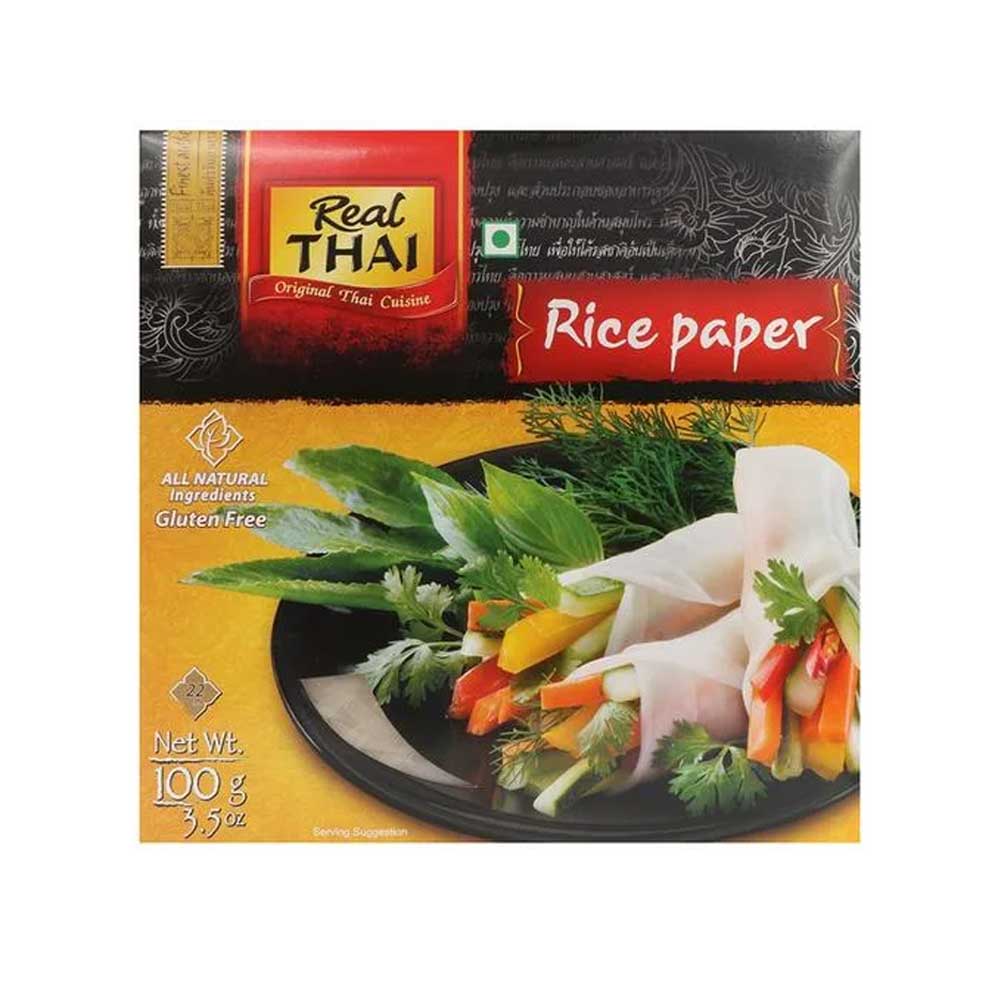 Real Thai Rice Paper 22Cm 100G