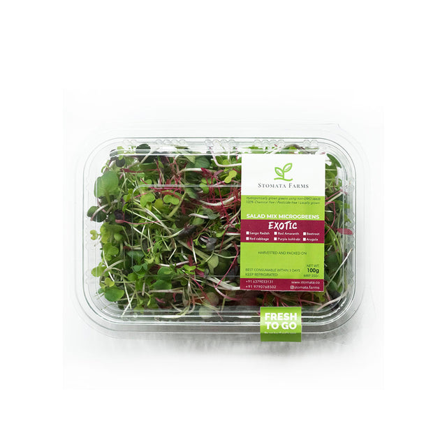 Salad Mix Microgreens Exotic 100G - Chennai Grocers