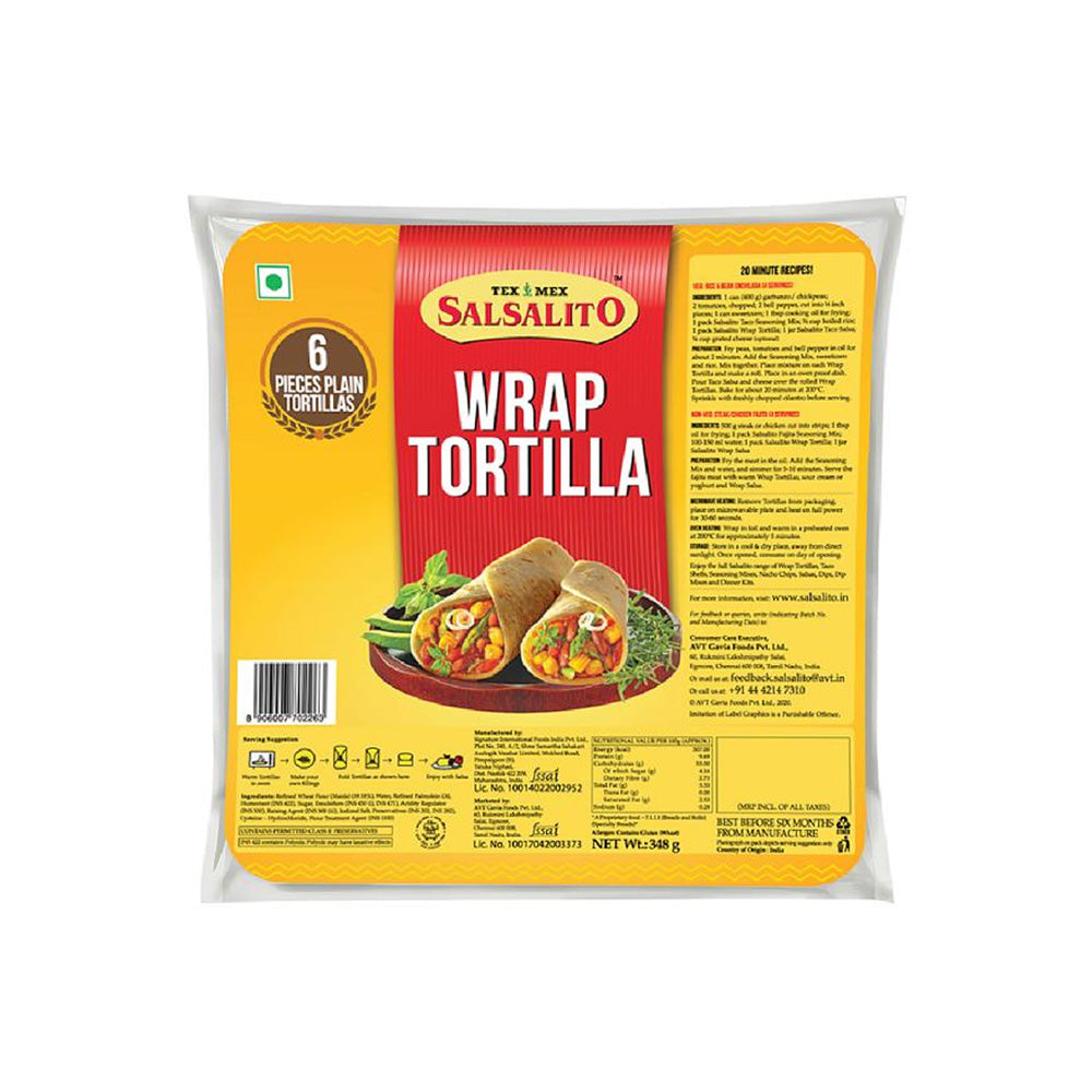 Salsalito Tortilla Wrap 348g