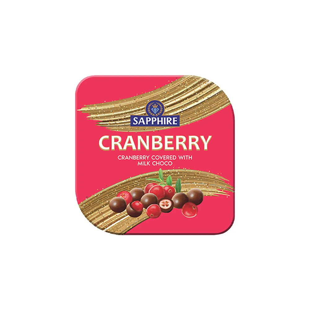 Sapphire Cranberry Covered With Milk Choco Collection Box 90g