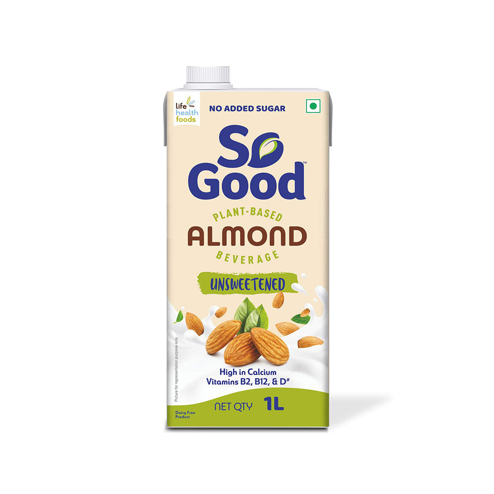 So Good Almond Unsweetened 1L - Chennai Grocers