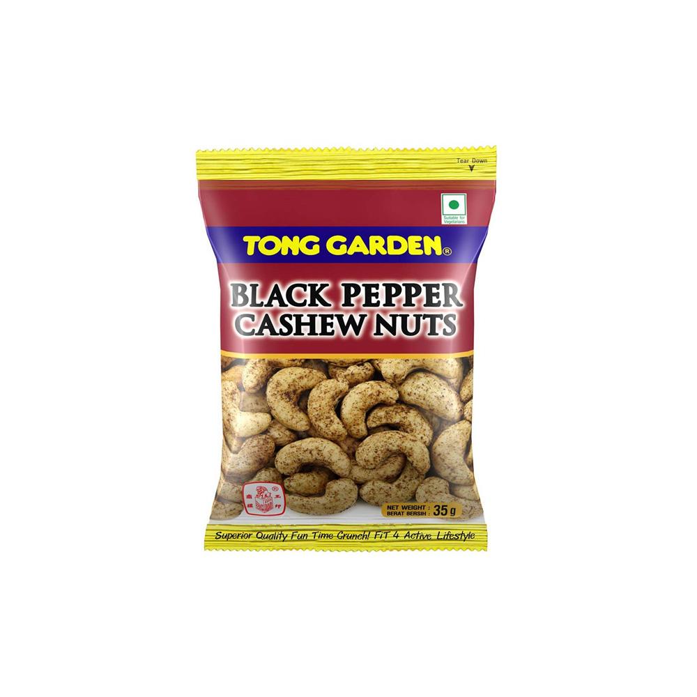 Tong Garden Black Pepper Cashew Nuts 35g - Chennai Grocers