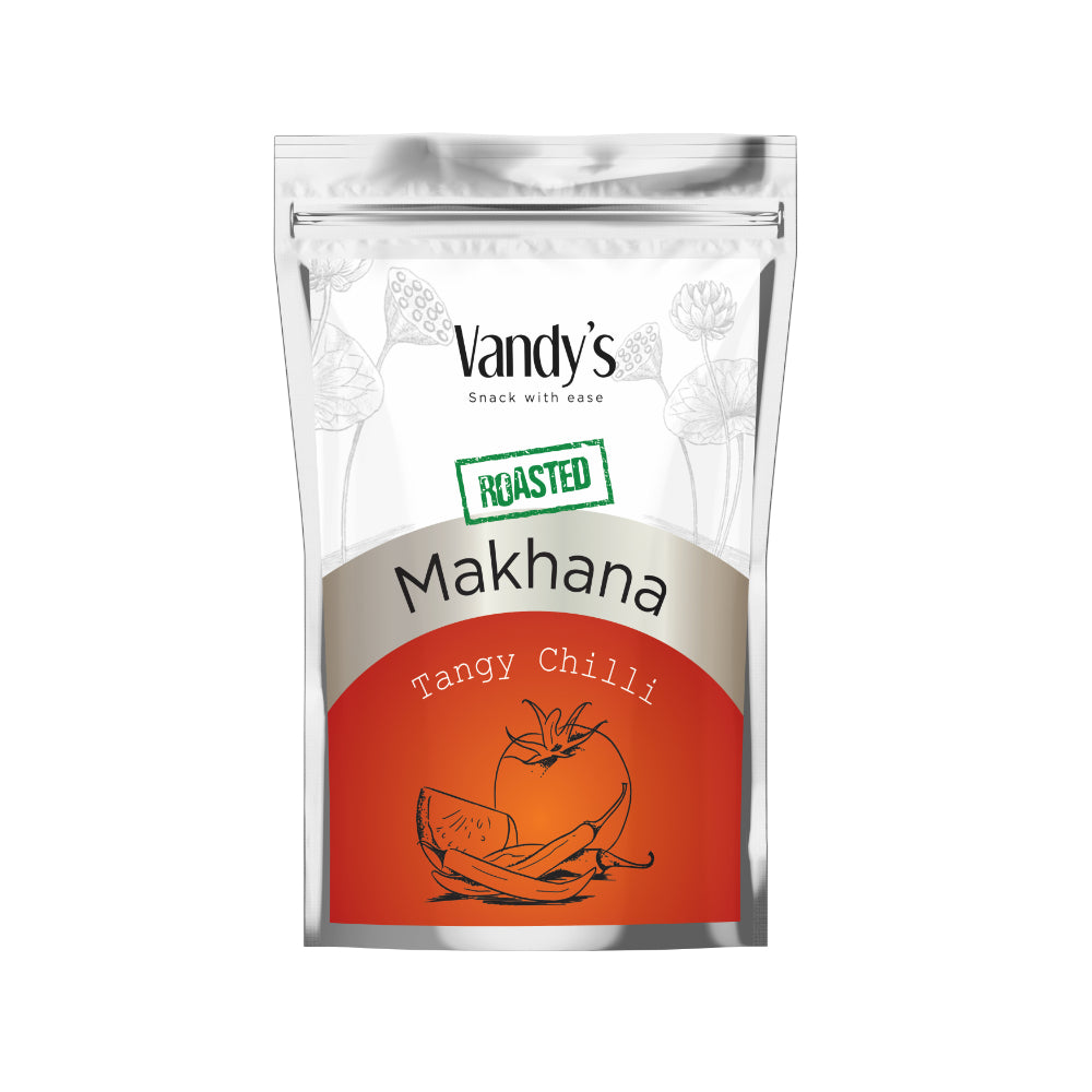 Vandys Tangy Chilli Roasted Makhana 60g – Chennai Grocers