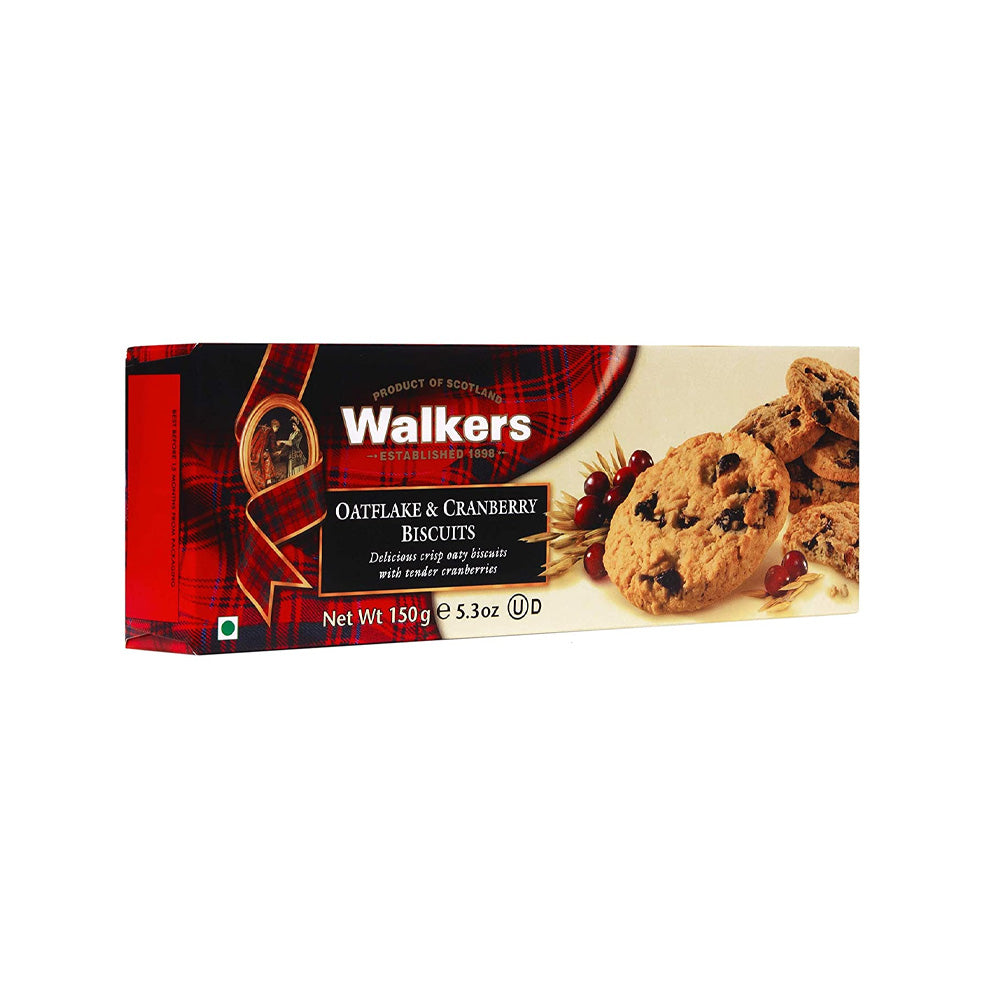 Walkers Oatflake & Cranberry Biscuits 150g