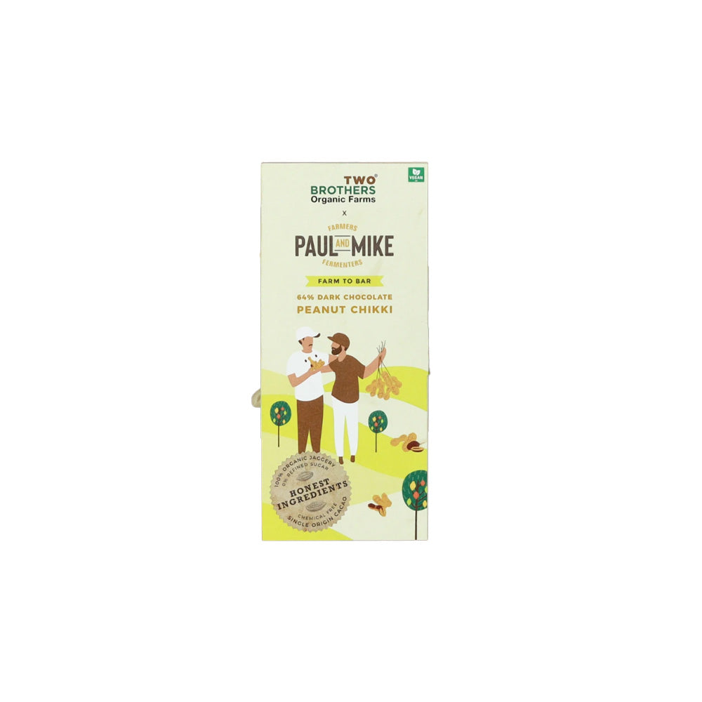 Paul And Mike 64% Peanut Chikki Chocolate 68g