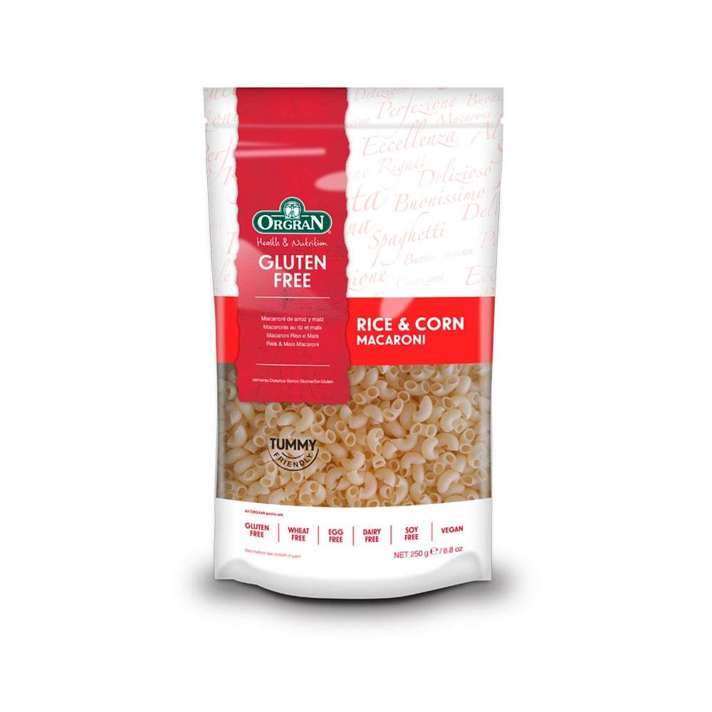 Orgran Rice & Corn Macaroni 250G - Chennai Grocers