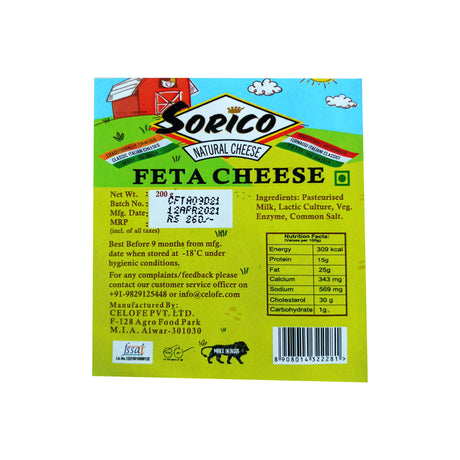 Sorico Feta Cheese 200g